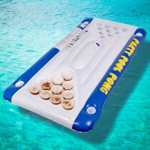 SHOP-STORY POOL PONG GAME : Matelas Gonflable de Beer Pong avec Accessoires pour Piscine - Publicité