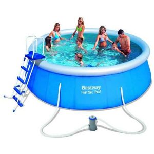 Bestway - Filtre Piscine Rond Rapide 2E 457 h 122 BW57289 - Publicité