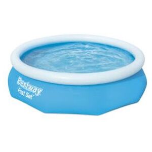 Bestway - Piscine autoportante Fast Set™ ronde 305 x 76 cm avec filtre à cartouche - Publicité