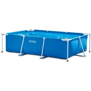 Intex - Piscine Rectangular Frame- 260x160x65 cm - Bleu - Publicité