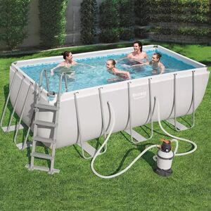 Piscine tubulaire Bestway 412x201x122cm - Filtre sable - Publicité