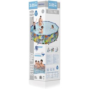 Piscine Hors-Sol Tubulaire pour Enfants Bestway Steel Pro 305x66 cm - Publicité