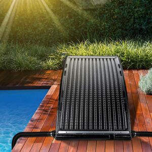 Einfeben - Chauffage solaire de piscine noir Tapis chauffant Absorbeur solaire 110 x 69 x 14 cm - Publicité