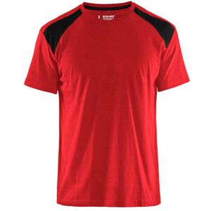 T-shirt Blaklader bicolore Rouge Epaules Noires 4XL - Rouge Epaules Noires - Publicité