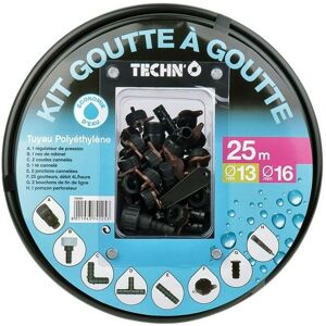 Techn'o - Kit goutte à goutte 13/16mm 25m