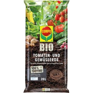 - Terreau pour tomates et légumes sans tourbe 20 l bio