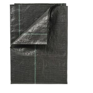 Toile de paillage paysages - Polypropylere tissé - 100 g/m² - 1 x 50 m - Noir - Nature - Publicité