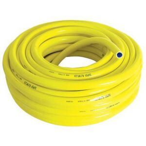 - Tuyau pvc d'arrosage jaune anti torsion Ø19 en 25m