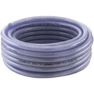 - Tuyau tissu en pvc transparent, Dimensions : 6 x 3 mm, Long. 25 m