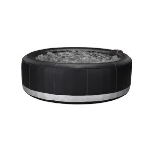 Vente-unique.com SPA gonflable 6 places BCOOL III - D203 x H65 cm - 140 buses d'air - Noir - revêtement luxe