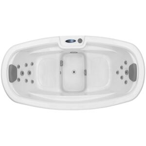 Vente uniquecom SPA 2 places blanc perle avec bache 14 jets L210 x P110 x H74 cm Systeme BALBOA SAMOA IV