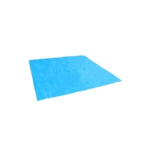 Linxor Tapis de sol et de protection bleu pour piscine 6 m x 6 m - Publicité