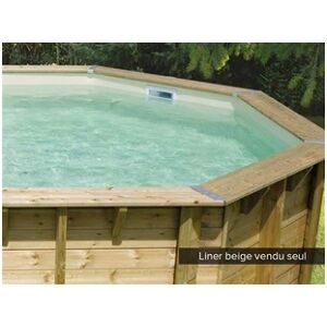 Ubbink Liner seul pour piscine bois SunWater 5,55 x 3,00 x 1,40 m Beige - Publicité