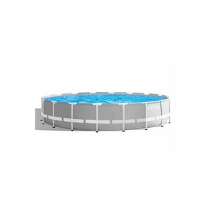 Intex Piscine tubulaire - Ronde - Prism Frame - 5,49 x 1,22 m - Accessoires inclus - Gris - Publicité