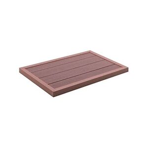 VIDAXL Elément de plancher pour douche solaire Marron 101x63x5,5cm WPC - Publicité