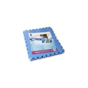 GRE Lot de 9 Dalles de protection de sol en mousse bleu 50 x 50 cm ép 4 mm (tapis de sol pour piscine hors sol ou spa gonflable) - Publicité