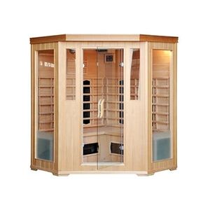 Concept Usine cabine sauna luxe infrarouge 3/4 places - Publicité