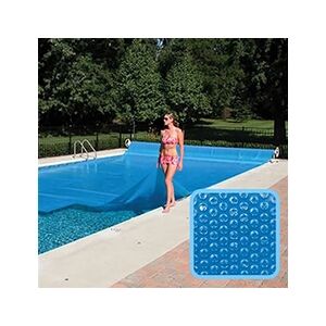 Linxor Bâche à bulles 4 m x 9 m pour piscine - 300 microns - Bleu - - Publicité