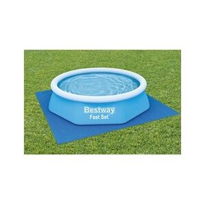 Bestway Tapis de sol protection piscine Tapis de sol 2.74 * 2.74m Bleu moyen Taille : UNI - Publicité