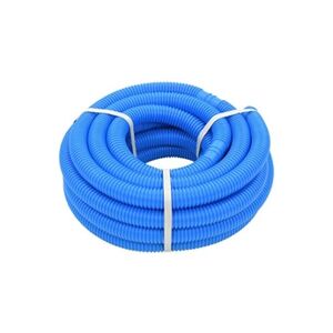 VIDAXL Tuyau de piscine avec colliers de serrage Bleu 38 mm 12 m - Publicité