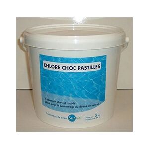 GENERIQUE Chlore choc piscine, pastille 5 kg - Publicité