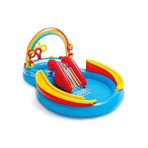 Intex Piscine gonflable Rainbow Ring Play Center 297x193x135cm 57453NP - Publicité