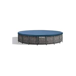 Intex Kit piscine tubulaire Baltik ronde 5,49 x 1,22 m + Bâche à bulles + Pompe à chaleur - Publicité