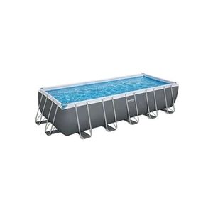 Bestway Kit piscine tubulaire Power Steel rectangulaire 4,04 x 2,01 x 1,00 m + Bâche de protection + 10 kg de zéolite - Publicité