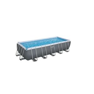 Bestway Kit piscine tubulaire Power Steel rectangulaire 4,04 x 2,01 x 1,00 m + Bâche de protection + Kit d'entretien + 10 kg de zéolite - Publicité
