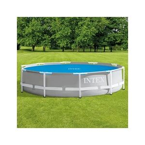 Intex Couverture solaire de piscine bleu 290 cm polyéthylène - Publicité