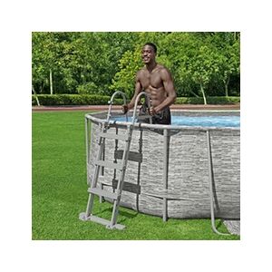 Bestway Echelle de piscine à 4 marches Flowclear 107 cm - Publicité