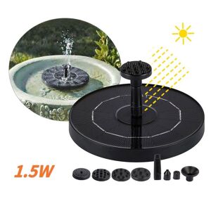 Pompe solaire? 1.5W autoportant flottant solaire oiseau bain pompes à eau pour jardin étang arrosage cascade jardin accessoires - Publicité