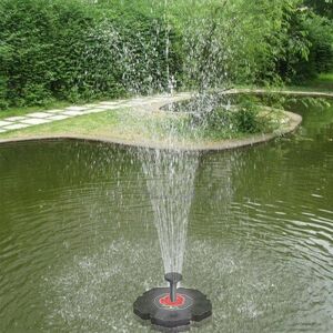 Bon66 Bain d'oiseau extérieur solaire fontaine pompe autoportante flottant Rose en forme d'aquarium petite eau caractéristiques étang piscine jardin décor - Publicité