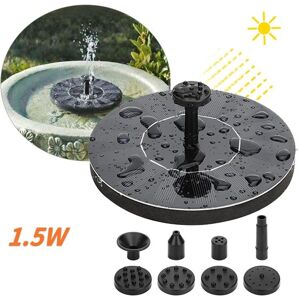 Pompe solaire 1.5W autoportant flottant solaire oiseau bain pompes à eau pour jardin Patio étang piscine et extérieur # T2 - Publicité