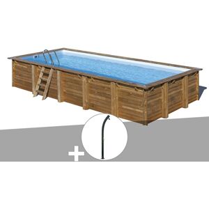 Gre Kit piscine bois Gré Braga 8,15 x 4,20 x 1,46 m + Douche - Publicité