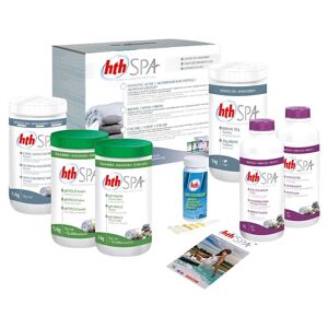 HTH Kit de traitement au brome pour spa gonflable- Blanc - Publicité