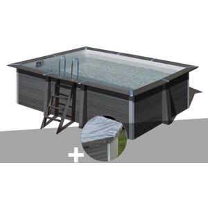 Gre Kit piscine composite Gr? Avant-Garde rectangulaire 4,66 x 3,26 x 1,24 m + B?che de protection - Publicité