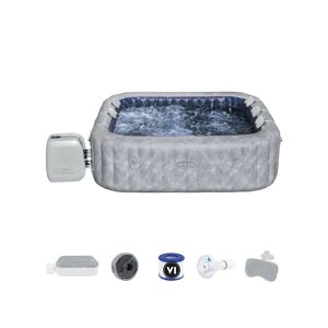 Bestway Spa gonflable carré Lay-Z-Spa San Francisco HydroJet Pro 5-7 places - Publicité