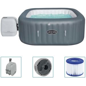 Bestway - Jacuzzi - Lay-Z-Spa - Hawaii HydroJet Pro - Gonflable - Y compris appartenir - 180cm x 180cm x 71cm - Publicité