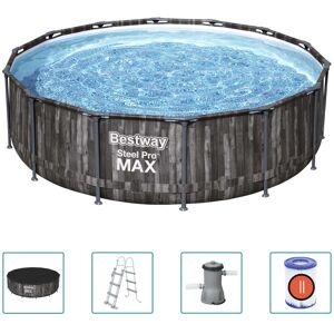 Bestway Ensemble de piscine ronde Steel Pro MAX 427x107 cm - Publicité