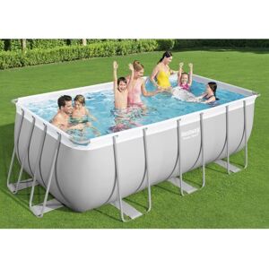 Bestway Ensemble de piscine en acier rectangulaire 412x201x122 cm - Publicité