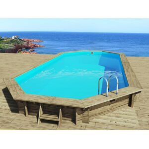 Bestway piscine bois sevilla 8.57 x 4.57 x 1.45 m - Publicité