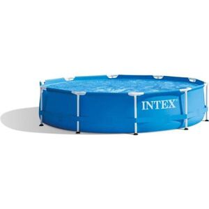 Kit Piscine hors sol tubulaire INTEX - Metal Frame - 305 x 76 cm - Ronde (Livrée avec pompe et cartouche) - 28202NP - Publicité