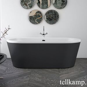 Tellkamp Easy Baignoire balnéo ovale en îlot, W100-076-0B-A/CRWMAN,