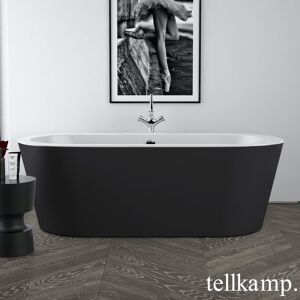 Tellkamp Solitär Baignoire balnéo ovale en îlot, W100-082-0B-AUF/CRWMEB,