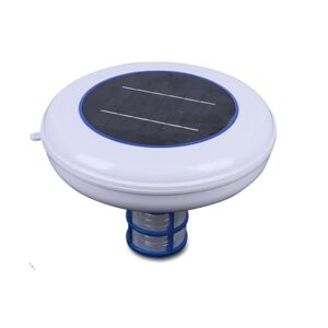 panfudongk Ioniseur solaire pour piscine Ioniseur d'eau Ioniseur d'eau cuivre-argent 23 x 23 x 17 cm Batterie rechargeable - Publicité