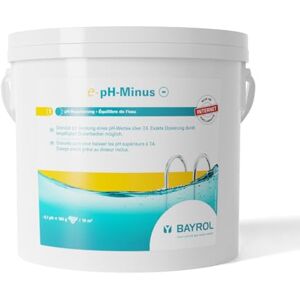 Bayrol e-pH-Minus 6 kg Granulés purs pour abaisser Rapidement Un ph Piscine trop Haut Doseur Inclus - Publicité