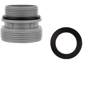 Jayruit Adaptateurs de tuyau pour piscine Intex, 4560, tuyau de 40 mm vers connecteur de pompe à sable de 3,8 cm, kit de conversion 4560 (1) - Publicité