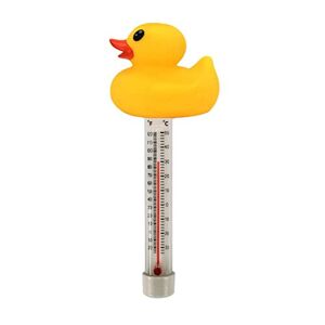 JINGAN Thermomètre flottant canard, piscine sans fil, piscine amusant incassable avec corfine pour piscine publique - Publicité