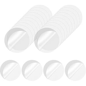 LUTER 30pcs Patch Reparation Piscine, 6cm Kit de Réparation pour Piscine Gonflables en TPU Anneau de Réparation Auto Adhésif pour Bateaux Gonflables, Radeaux, Kayaks, Canoës (Rond) - Publicité